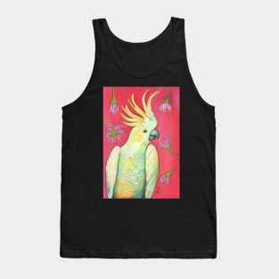 Cockatoo and gum blossoms Tank Top